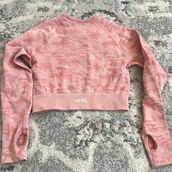 AYBL Long Sleeve Camo Crop Top - Picture 8 of 9